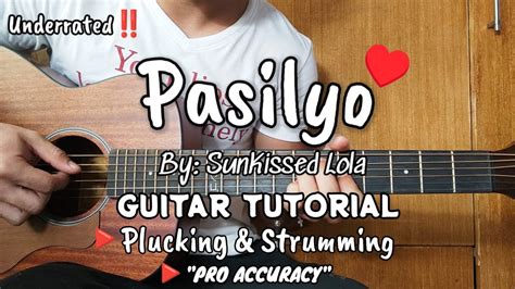 pasilyo strumming pattern|SunKissed Lola .